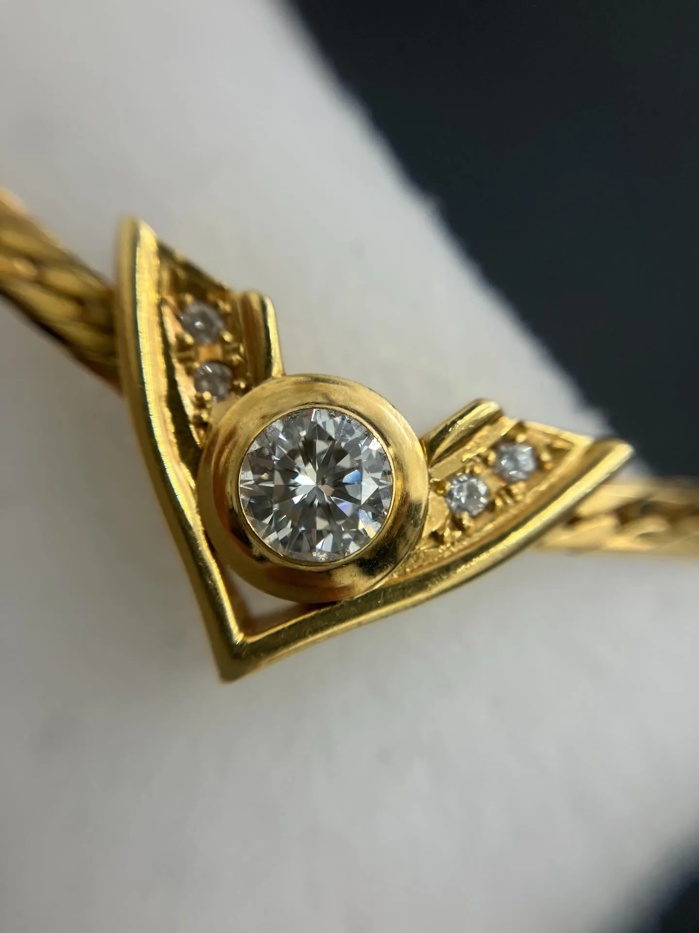 ✨k18ダイヤネックレス✨